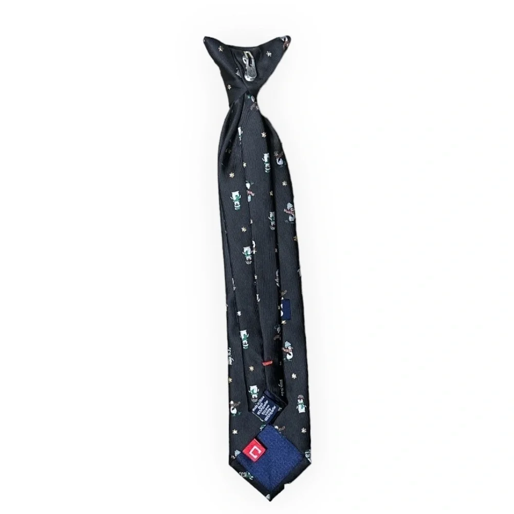 Chaps Christmas Penguin Clip on Tie
